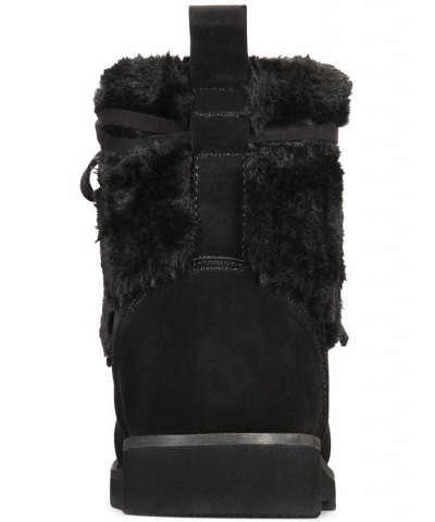 Zijune Cold-Weather Ankle Booties Black $18.16 Shoes