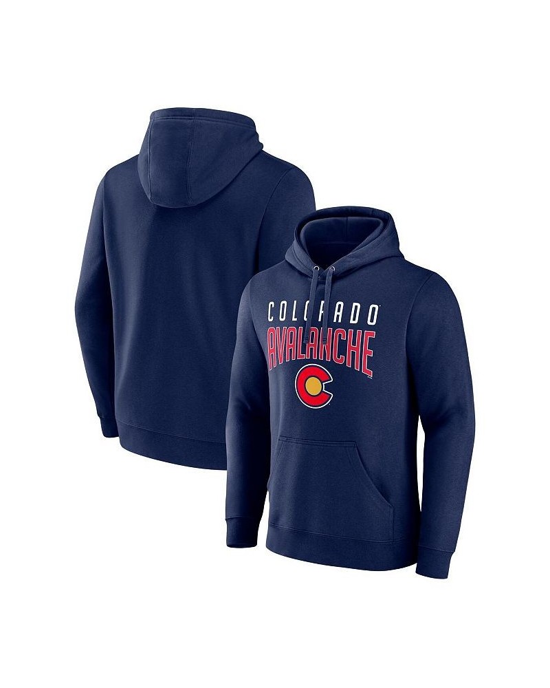 Men's Branded Navy Colorado Avalanche Special Edition 2.0 Big and Tall Wordmark Pullover Hoodie $38.70 Sweatshirt