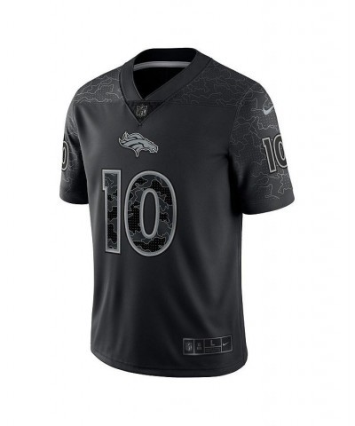 Men's Jerry Jeudy Black Denver Broncos RFLCTV Limited Jersey $78.00 Jersey