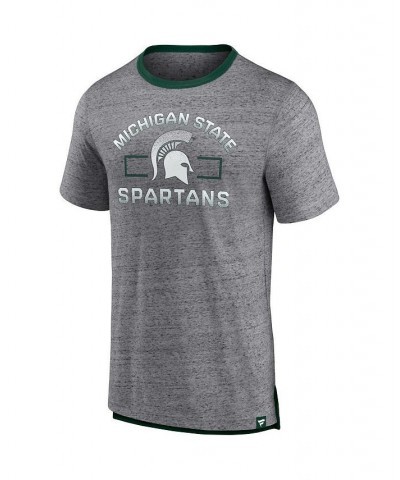 Men's Branded Heathered Gray Michigan State Spartans Personal Record T-shirt $18.45 T-Shirts