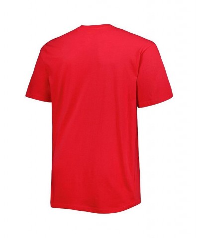 Men's Red Houston Rockets Big and Tall Heart and Soul T-shirt $18.40 T-Shirts