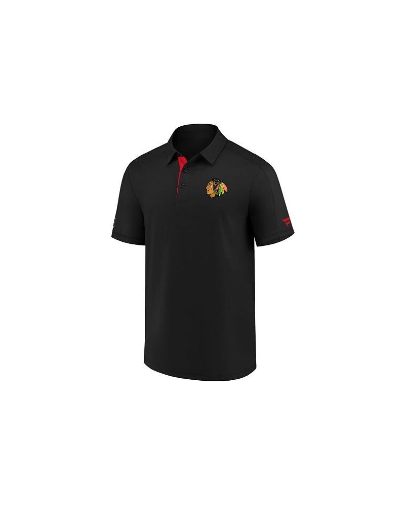 Chicago Blackhawks Men's Locker Room Performance Polo $39.95 Polo Shirts