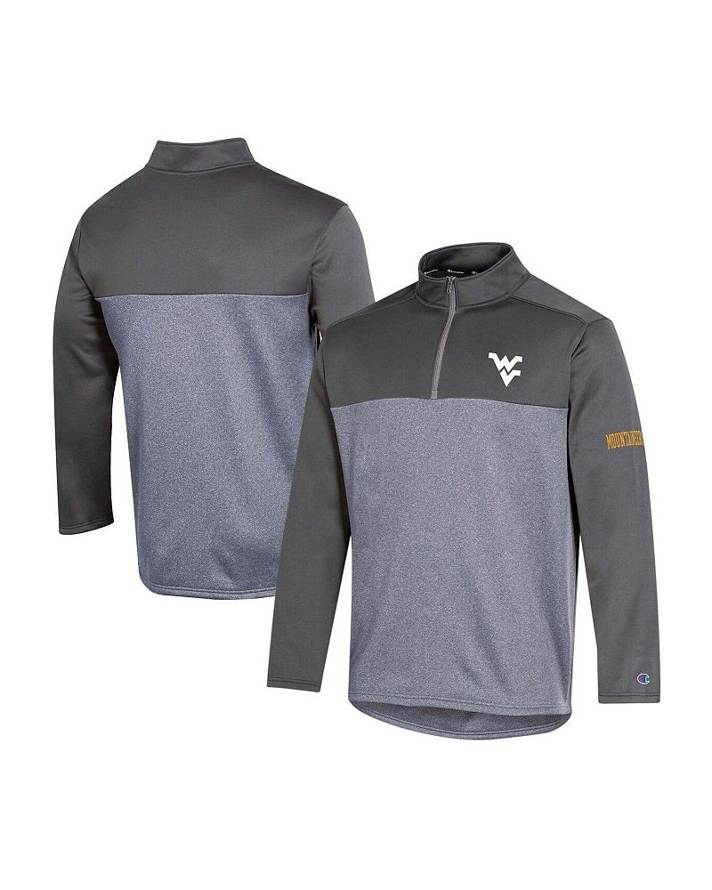 Men's Navy West Virginia Mountaineers Gameday Quarter-Zip Jacket $24.00 Jackets