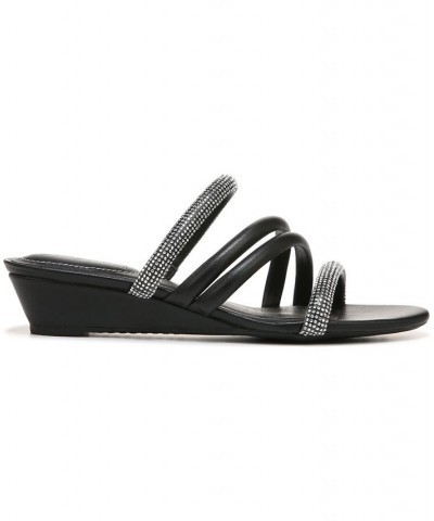 Yours Truly-2 Strappy Sandals Black $32.80 Shoes