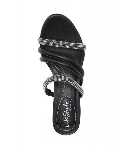 Yours Truly-2 Strappy Sandals Black $32.80 Shoes