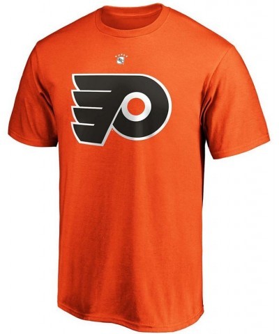 Men's Paul Coffey Orange Philadelphia Flyers Authentic Stack Retired Player Name and Number T-shirt $17.00 T-Shirts