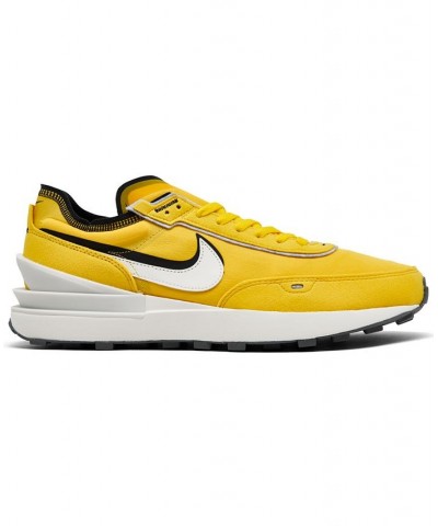 Men's Waffle One SE Casual Sneakers Yellow $41.40 Shoes