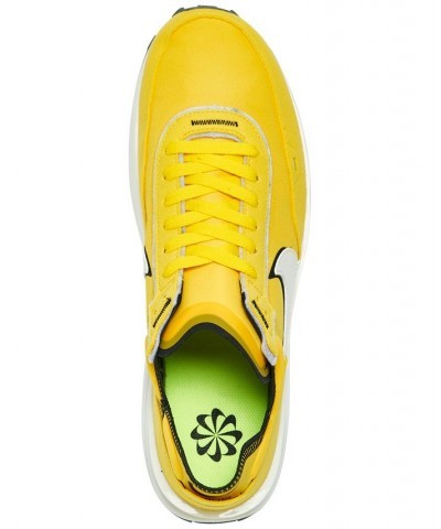 Men's Waffle One SE Casual Sneakers Yellow $41.40 Shoes