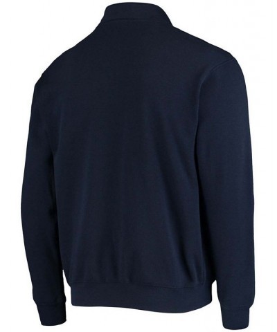 Men's Big and Tall Navy Gonzaga Bulldogs Tortugas Logo Quarter-Zip Jacket $30.59 Sweatshirt