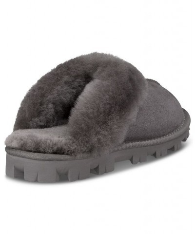 Women's Coquette Slide Slippers Gray $57.20 Shoes