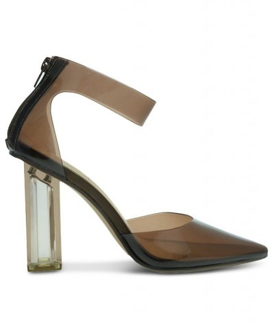 Dellie Ankle-Strap Pumps Brown $20.68 Shoes