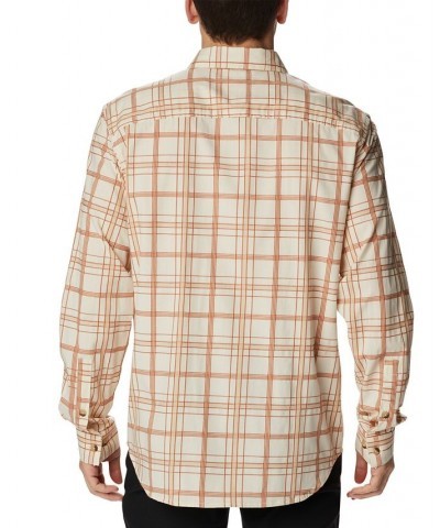 Men's Big & Tall Vapor Ridge™ III Modern Classic-Fit Plaid Shirt Chalk Tartan $20.83 Shirts