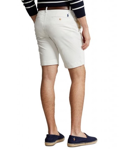 Men's 9-1/2-Inch Stretch Slim Fit Shorts White $40.80 Shorts