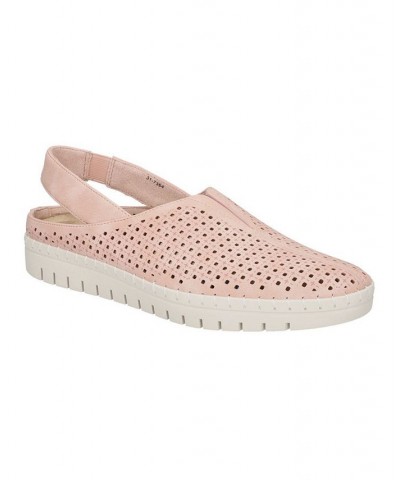 Women's Sofresh Comfort Slingback Flats Pink $27.30 Shoes