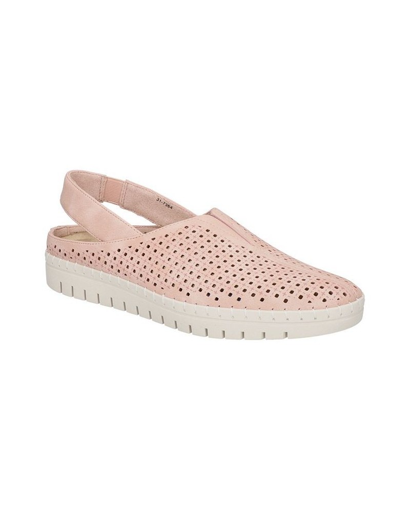 Women's Sofresh Comfort Slingback Flats Pink $27.30 Shoes