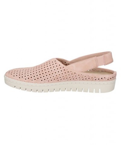 Women's Sofresh Comfort Slingback Flats Pink $27.30 Shoes