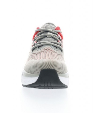 Women's Ultra Lace Up Sneakers Light Gray, Salmon $56.38 Shoes