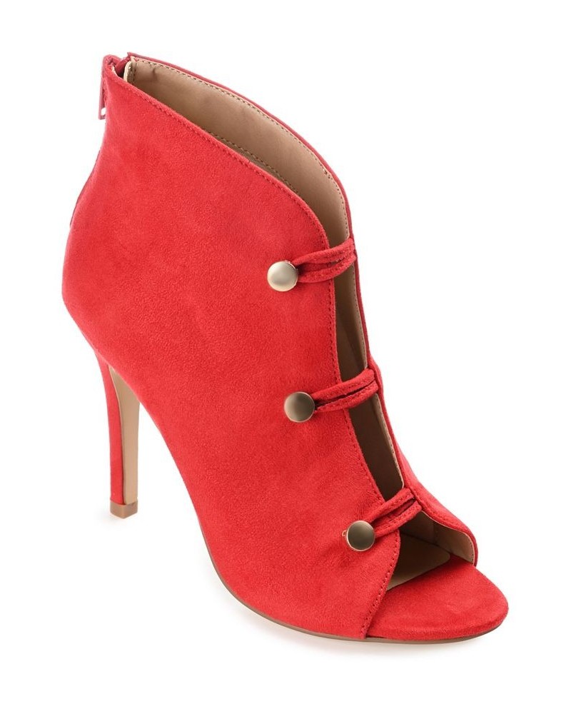 Women's Brecklin Bootie Red $35.20 Shoes