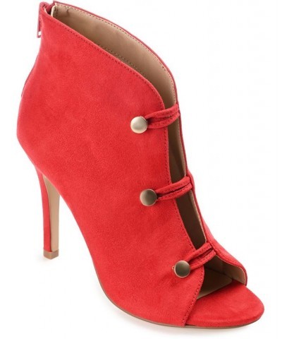 Women's Brecklin Bootie Red $35.20 Shoes