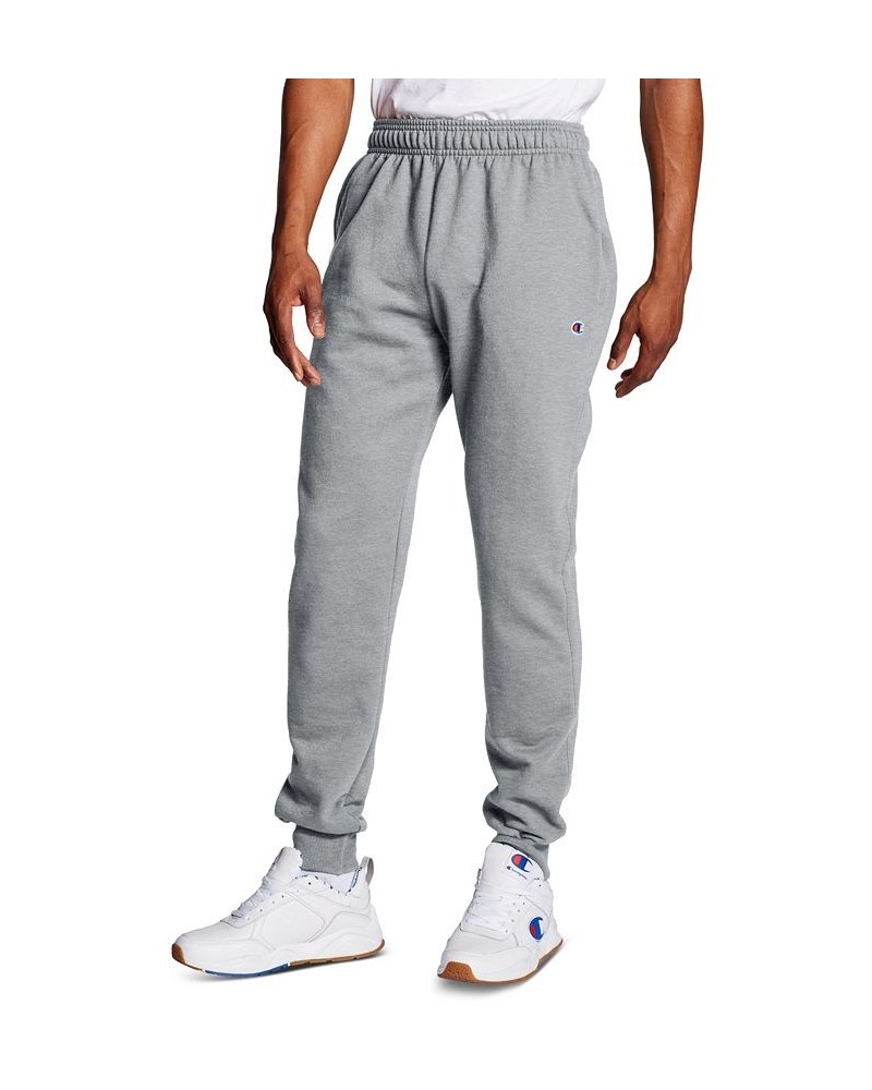 Men's Powerblend Fleece Joggers Oxford Gray $24.94 Pants