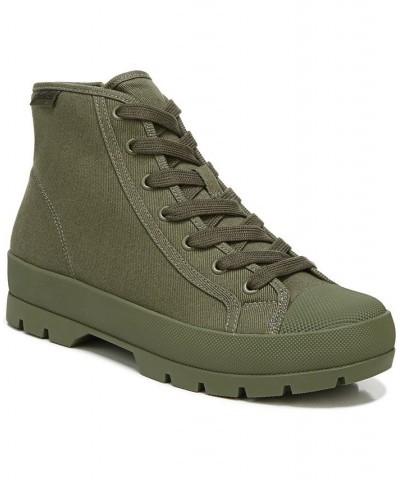 Women's Ludlow Bootie High Top Lace-Up Sneakers Green $43.56 Shoes