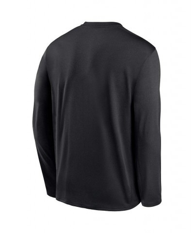 Men's Black Chicago White Sox Authentic Collection Performance Long Sleeve T-shirt $22.00 T-Shirts