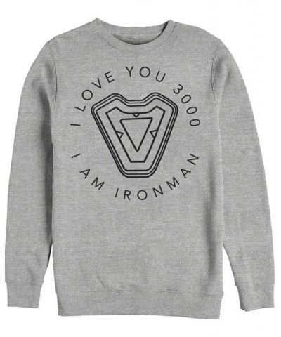 Marvel Men's Avengers Endgame Iron Man I Love You 3000, Crewneck Fleece Athletic H $27.50 Sweatshirt