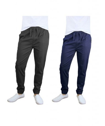 Men's Basic Stretch Twill Joggers, Pack of 2 PD07 $30.50 Pants