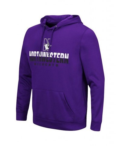 Men's Purple Northwestern Wildcats Lantern Pullover Hoodie $33.79 Sweatshirt