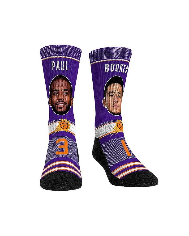 Men's and Women's Socks Chris Paul and Devin Booker Phoenix Suns Teammates Player Crew Socks $10.75 Socks