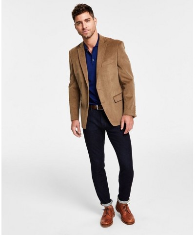 Men's Classic-Fit Ultraflex Corduroy Sport Coat Tan/Beige $40.96 Blazers