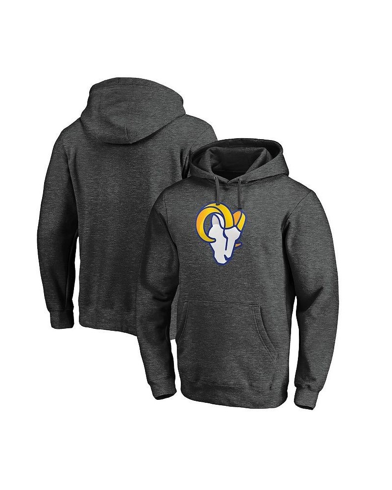 Men's Branded Heathered Charcoal Los Angeles Rams Big and Tall Primary Logo Pullover Hoodie $32.34 Sweatshirt