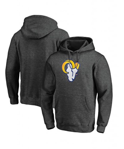 Men's Branded Heathered Charcoal Los Angeles Rams Big and Tall Primary Logo Pullover Hoodie $32.34 Sweatshirt