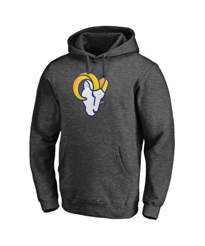 Men's Branded Heathered Charcoal Los Angeles Rams Big and Tall Primary Logo Pullover Hoodie $32.34 Sweatshirt