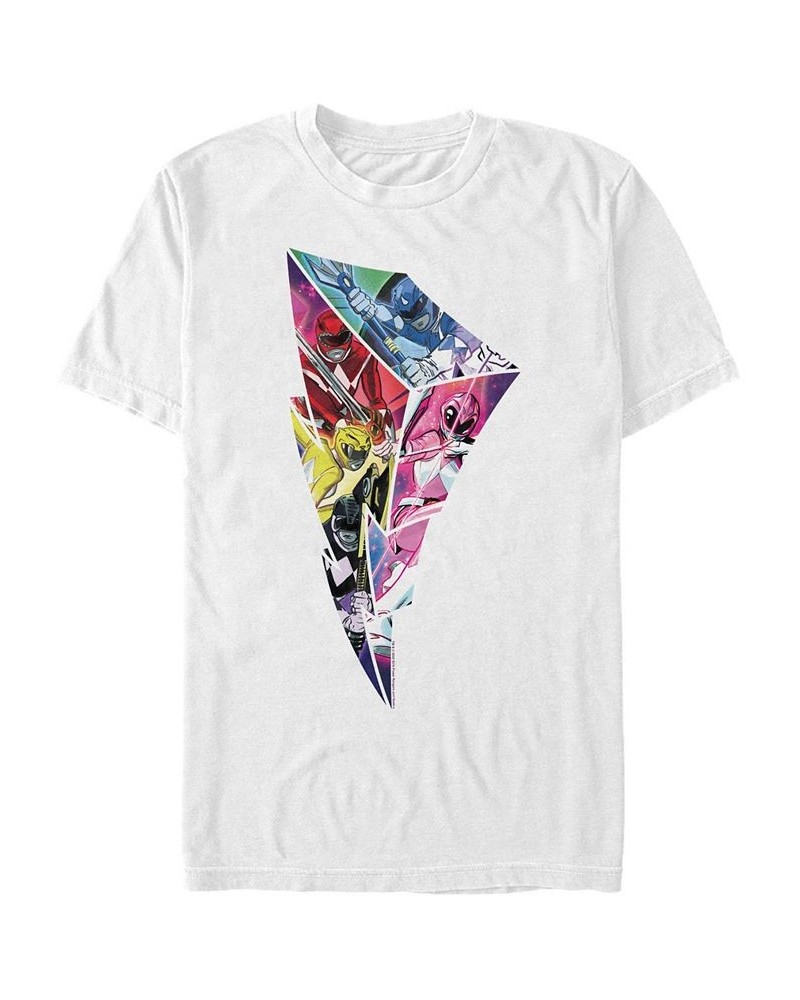 Men's Lightning Fill Short Sleeve Crew T-shirt White $14.70 T-Shirts