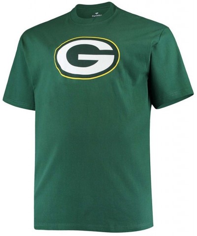 Men's Big and Tall Aaron Rodgers Green Green Bay Packers Player Name Number T-shirt $19.68 T-Shirts