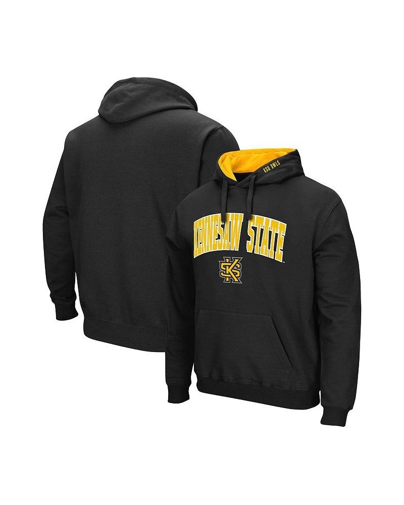 Men's Black Kennesaw State Owls Arch and Logo Pullover Hoodie $21.50 Sweatshirt