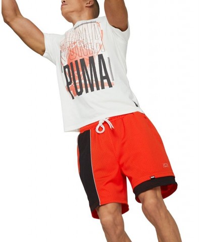 Men's Hoops Graphic Short-Sleeve T-Shirt White $15.53 T-Shirts