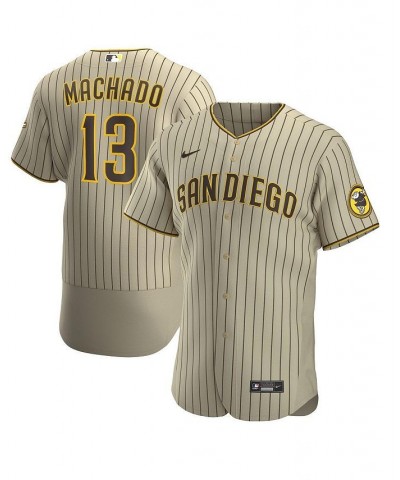 Men's Manny Machado Tan, Brown San Diego Padres Alternate Authentic Player Jersey $141.44 Jersey