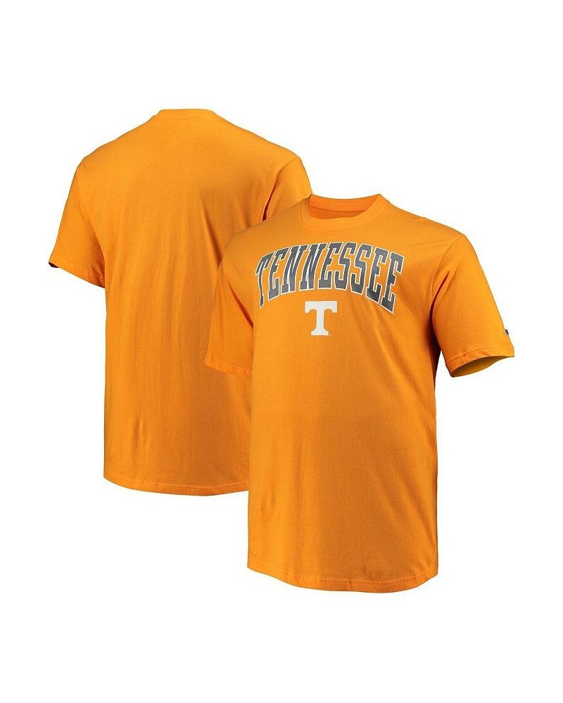 Men's Tennessee Orange Tennessee Volunteers Big and Tall Arch Over Wordmark T-shirt $19.60 T-Shirts