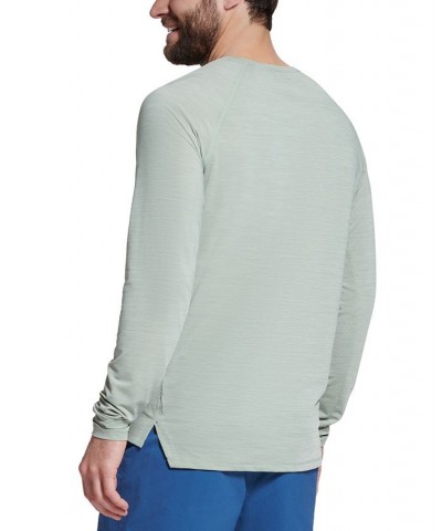 Men's Path Long-Sleeve T-Shirt Green $9.86 T-Shirts