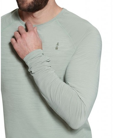 Men's Path Long-Sleeve T-Shirt Green $9.86 T-Shirts