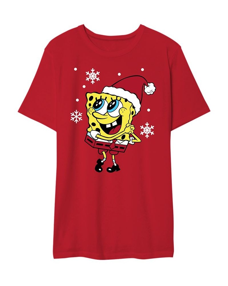 Jolly Sponge Men's Graphic T-Shirt Red $17.84 T-Shirts