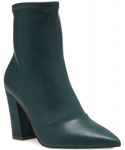 Women's Hendria Booties Green $47.96 Shoes