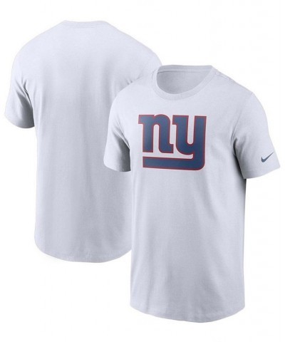 Men's White New York Giants Primary Logo T-shirt $19.43 T-Shirts