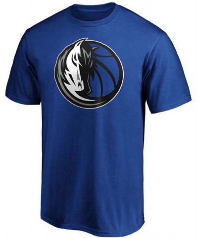 Men's Kristaps Porzingis Blue Dallas Mavericks Team Playmaker Name and Number T-shirt $20.39 T-Shirts