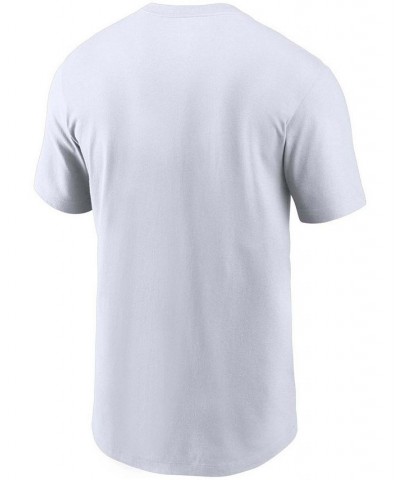 Men's White New York Giants Primary Logo T-shirt $19.43 T-Shirts