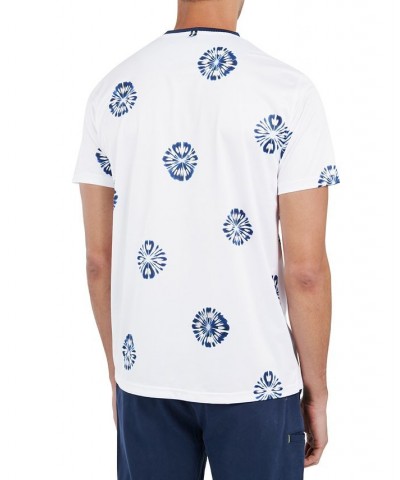 Men's Slim-Fit Abstract Floral Graphic Performance T-Shirt Multi $22.77 T-Shirts