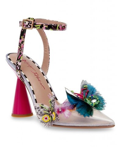 Women's Nadya Closed Toe Butterfly Embellishment Pumps Lilac Multi $54.74 Shoes