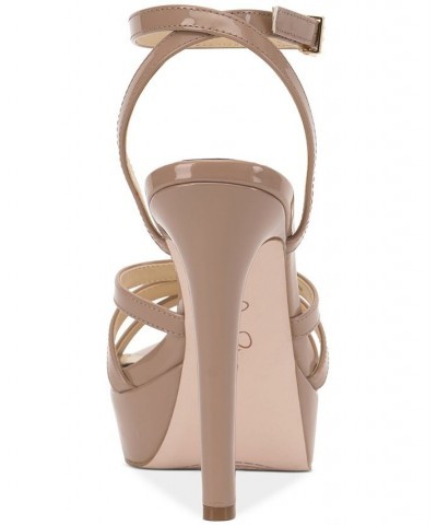 Women's Balina Platform Dress Sandals Tan/Beige $34.40 Shoes